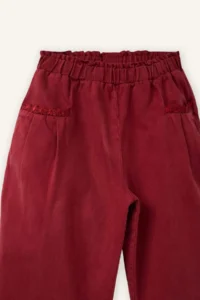 DeFacto Paperbag Wide Leg Tencel Trousers Baby Girl - Image 2