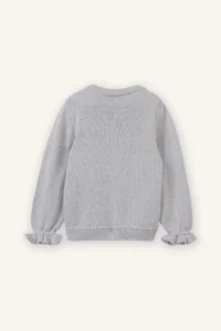 DeFacto Fiyonk Embroidered Cardigan Baby Girl - Image 4