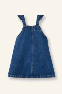 DeFacto Embroidered Dungarees Jeans Dress Baby Girl - Image 3