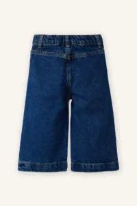 DeFacto Wide Leg Embroidered Jean Trousers for Baby Girl - Image 3