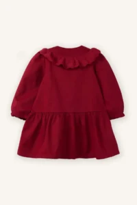 DeFacto Gabardine Lace Collar Dress Baby Girl - Image 3