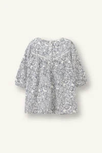 DeFacto Patterned Muslin Dress Baby Girl - Image 2