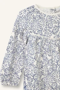 DeFacto Patterned Muslin Dress Baby Girl - Image 3