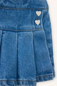DeFacto pleated Jeans Shorts Skirt Baby Girl - Image 2