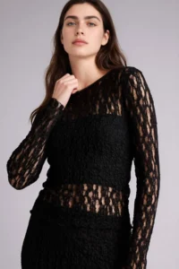 DeFacto Fitted Lace Blouse - Image 3