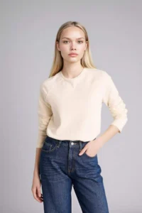 DeFacto Regular Fit Crew Neck Basic Plain Long Sleeve T-Shirt - Image 3