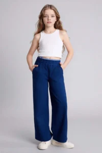 DeFacto Wide Leg Pants Girls' - Image 2