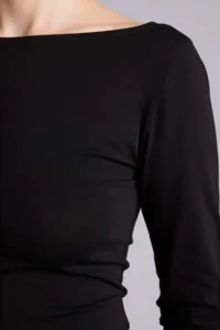 DeFacto slim Fit Boat Neck Long Sleeve T-Shirt - Image 4