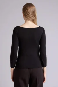 DeFacto slim Fit Boat Neck Long Sleeve T-Shirt - Image 5