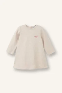 DeFacto Embroidered Long Sleeve Thessaloniki Fabric Dress for Baby Girl