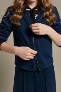 DeFacto Zippered Modal Cardigan Girls' - Image 4
