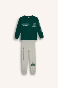 DeFacto Regular Fit 2-Piece Pajama Set Boy