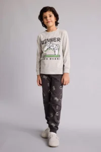 DeFacto Regular Fit 2-Piece Pajama Set Boy - Image 2