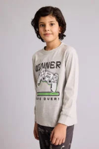 DeFacto Regular Fit 2-Piece Pajama Set Boy - Image 3