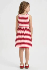 DeFacto Crew Neck Basic Straight Sleeveless Summer Dress Girl - Image 5
