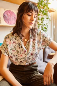Olalook Women Stone Yarasa Shirt - Image 3