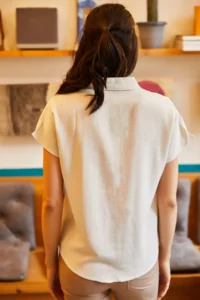 Olalook Women Stone Yarasa Viscose Shirt - Image 2