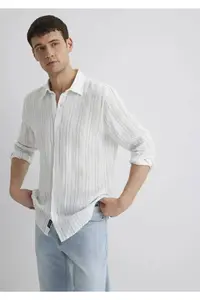 Mavi Striped Men Shirt m0211665-90898 - Image 2