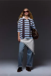DeFacto Asymmetric Normal Waist Satin Mini Skirt - Image 2