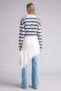 DeFacto Asymmetric Normal Waist Satin Mini Skirt - Image 4