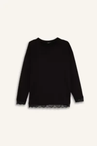 DeFacto Relax Fit Crew Neck Long Sleeve T-Shirt