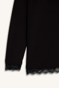 DeFacto Relax Fit Crew Neck Long Sleeve T-Shirt - Image 2