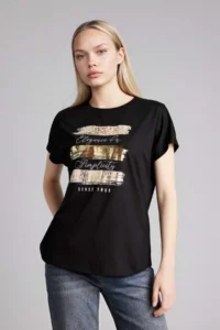 DeFacto Relax Fit Printed T-Shirt - Image 3