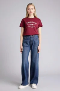 DeFacto Regular Fit Printed Combed Cotton T-Shirt - Image 2