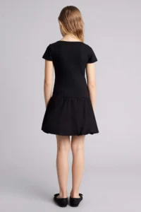 DeFacto Half Sleeve Dress Girls' - Image 5