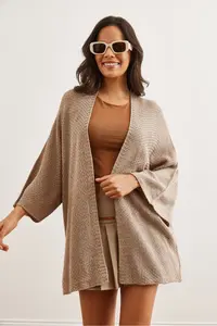 Olalook Women Mink Bat Spring Coat Cardigan - Image 3