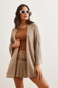 Olalook Women Mink Bat Spring Coat Cardigan - Image 4
