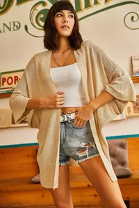 Olalook Women Stone Bat Spring Coat Cardigan - Image 4