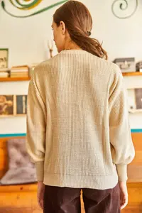Olalook Women Stone buttoned Knitwear Cardigan - Image 5