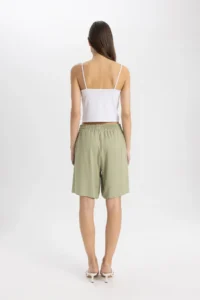 DeFacto High Waist Short Hem belmando Shorts - Image 6