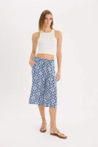 DeFacto Navy Blue Women Capri I6823AZ/NV235 - Image 3