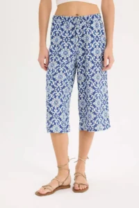 DeFacto Navy Blue Women Capri I6823AZ/NV235 - Image 4