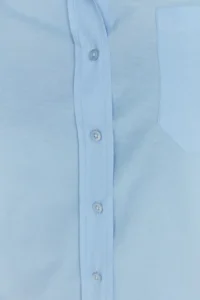 Trendyol Curve Mavi Loose Fit Cotton Long Sleeve Plus Size Weaving Shirt - Image 6
