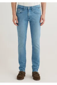 Mavi James Premium Blue Light Blue Jeans Trousers - Image 3