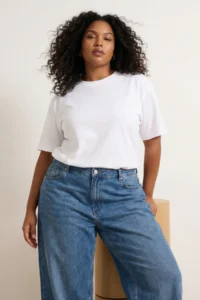 Trendyol Curve White 3 Sets Paket Plus Size T-Shirt - Image 3