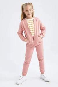 DeFacto Girls' Jogger Tracksuit Six - Image 2