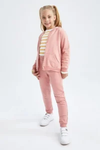 DeFacto Girls' Jogger Tracksuit Six - Image 4