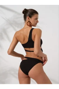Pierre Cardin One Shoulder tied up Bikini Set - Image 2