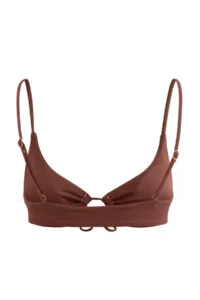 TRENDYOLMİLLA Brown bralette Covered Cut Out Detailed LYCRA® XTRA LIFE Bikini Top - Image 2