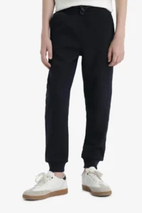DeFacto Boy's Navy Blue Elastic Waist Pocket School Jogger Sweatpants - Image 4