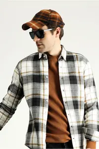 Kiğılı Long Sleeve Slim Fit Slim Fit Lumberjack Plaid Cotton Shirt - Image 2
