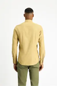 Kiğılı Long Sleeve Slim Fit Slim Fit Lumberjack Sports Cotton Button-down Collar Shirt - Image 5