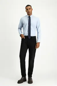 Kiğılı Long Sleeve Slim Fit Slim Fit Lumberjack Sports Cotton Button-down Collar Shirt - Image 2