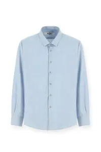Kiğılı Long Sleeve Slim Fit Slim Fit Lumberjack Sports Cotton Button-down Collar Shirt - Image 3