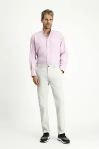 Kiğılı Long Sleeve Regular Fit Sports Cotton Button-down Collar Oxford Shirt - Image 2