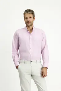 Kiğılı Long Sleeve Regular Fit Sports Cotton Button-down Collar Oxford Shirt - Image 3